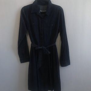 Denim Dress with tie